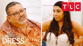 Bride Wants a DRAMATIC Dress That’s Dad-Approved | Say Yes to the Dress | TLC
