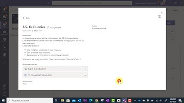 Teams Assignment - Points and Rubric