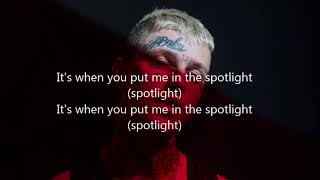 LIL Peep  Spotlight ft Marshmello lyrics