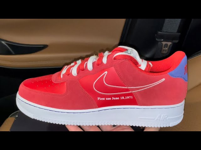 Nike Air Force 1 First Use University Red shoes 