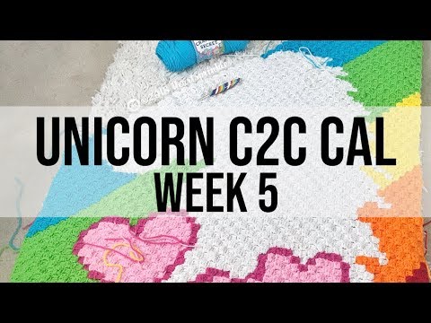 HEARTSPRINKLE CAL: C2C UNICORN BLANKET WEEK 5 @heartsprinkle