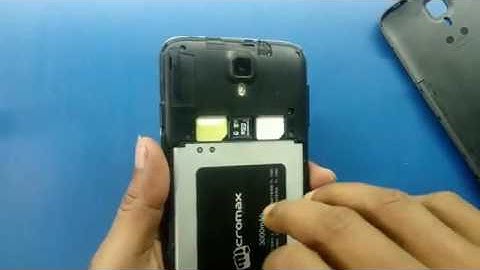 How to reset mobile micromax canvas A177