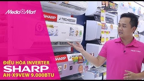 Điều hòa Sharp 1 chiều Inverter 9.000BTU AH-X9VEW - Giá tốt tầm trung