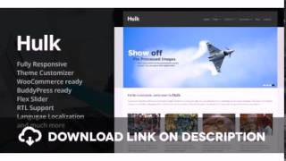 Hulk Business/Portfolio Wordpress Theme Free Download screenshot 4