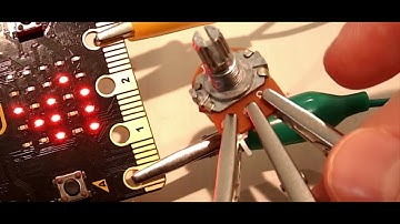 Code a potentiometer on Micro bit