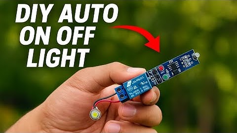 LDR Module + Relay Module Connection | Auto Light ON/OFF Circuit 🔌 