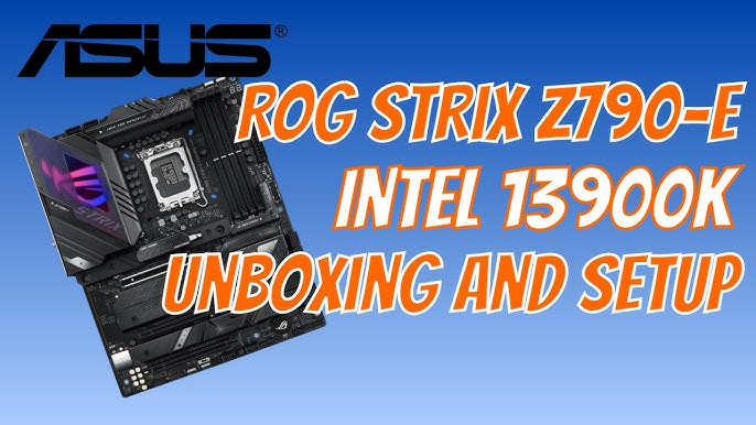 ASUS ROG STRIX Z790-E GAMING WIFI LGA ROGSTRIXZ790-EGAMINGWIFI