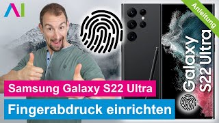 Samsung Galaxy S22 - Fingerabdruck einrichten • 📱 • 👆🏼 • 🔐 • Anleitung | Tutorial screenshot 5