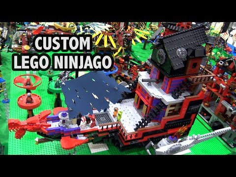 Custom LEGO Ninjago Black Bounty Ship | Brick Fest Panama 2018