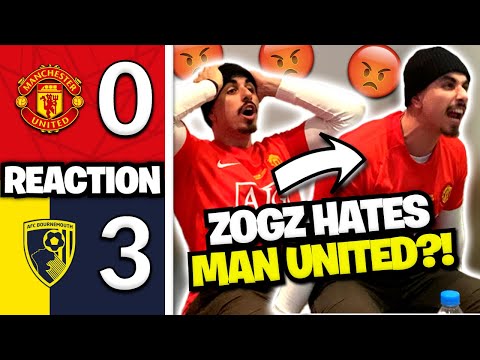 MAN UTD FAN RANTS 🤬 REACTING TO MAN UTD 0-3 BOURNEMOUTH | MAN UTD VS BOURNEMOUTH MATCH REACTION