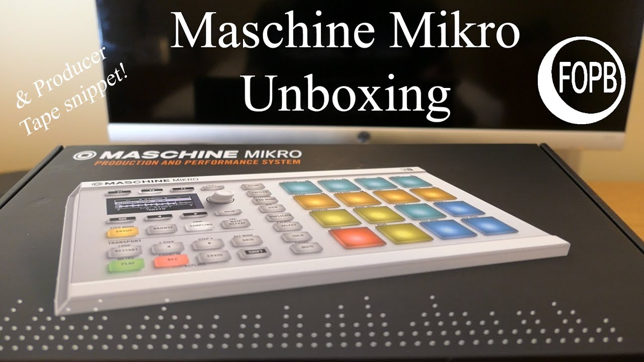 Maschine Mikro Unboxing - YouTube