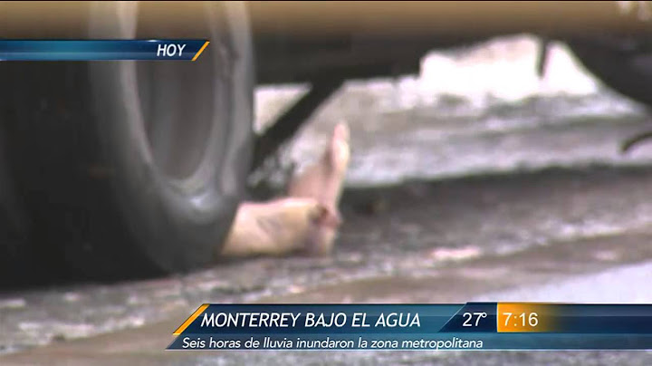 Las Noticias - Monterrey bajo el agua