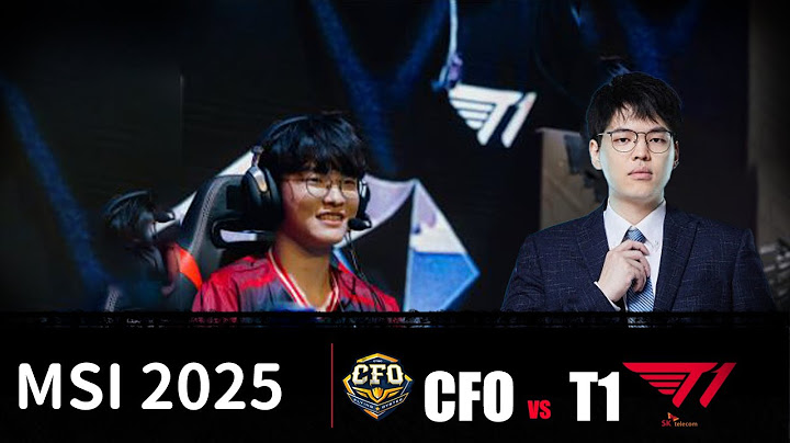 CFO vs. T1  G5 — MSI 2025 — Bracket Stage  第五把誰才是挑戰者 CFO絕活花女 秒殺局
