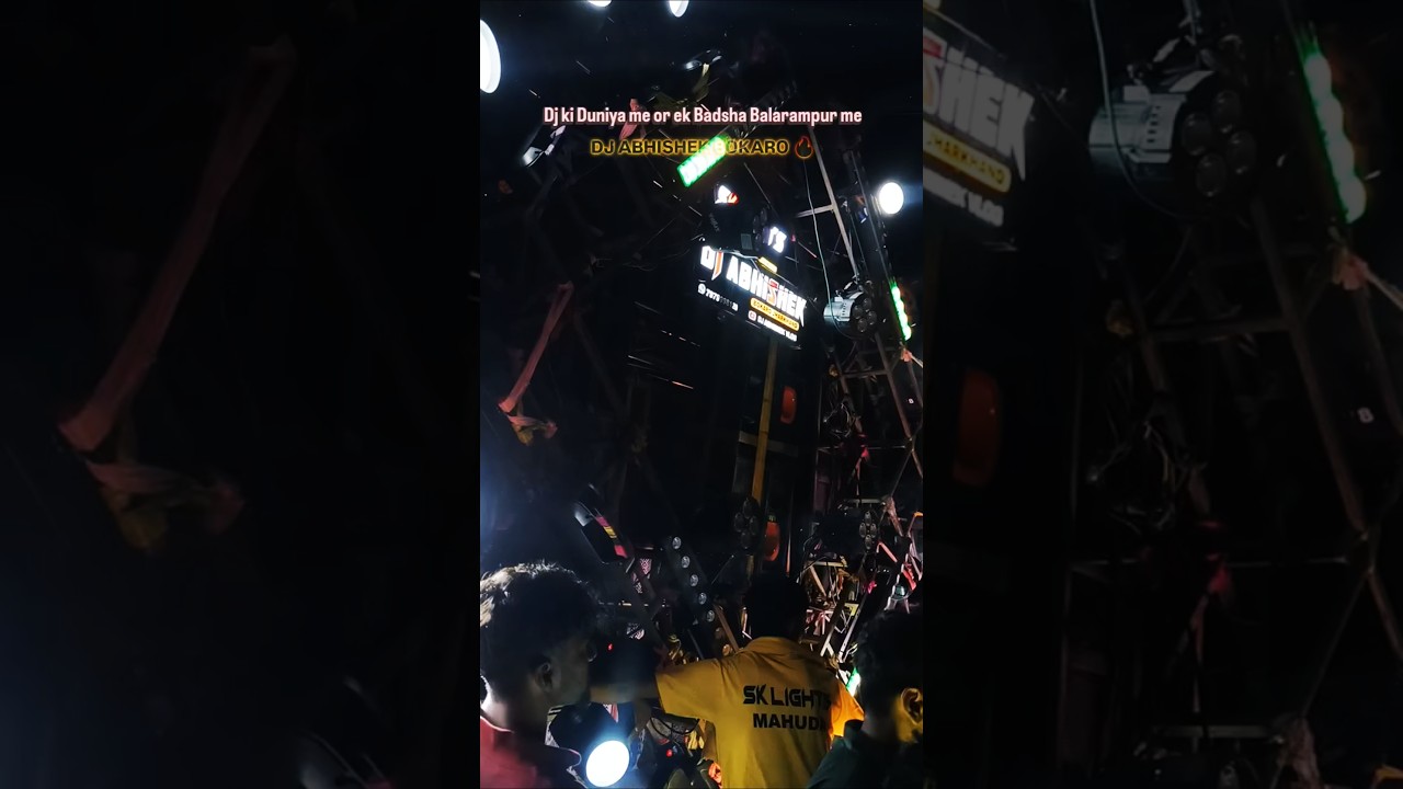 DJ Abhishek 🔥 big road show balarampur 