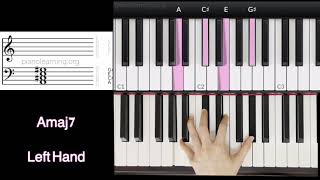 How To Play Amaj7 On Piano In 30 Secs