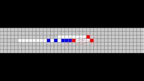 Movie 8: Sample simulation from the Contact Model Low Follower DISTAL Maximum Persistence Baseline.
