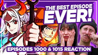 The GREATEST Anime Episode of ALL TIME! One Piece 1000 \& 1015 Reaction...