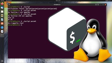 Script shell avancé, avec fonctions, case et bloc init.