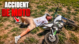 PAPA A UN ACCIDENT DE MOTO !!!