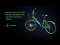 How to unlock bicycle ebike sharing lock with app rfid and server