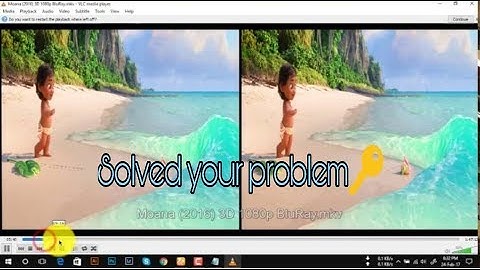 Solved How to Watch a 3D Movie in 2D on VLC Side By Side Image Fixed Fixing the Double Image Problem