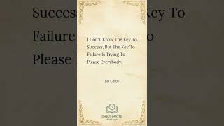 Daily Quote by Bill Cosby #Shorts