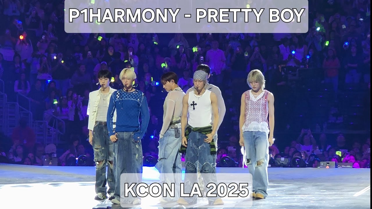 [4k] P1Harmony - Pretty Boy (KCON LA fancam) 250801
