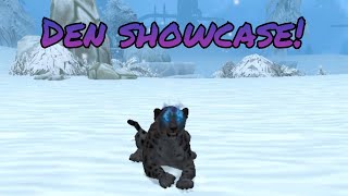 Den showcase (Snow leopard family sim online) screenshot 3