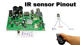 Set Top box IR sensor installation IR GND VCC . IR sensor Pin Out screenshot 5