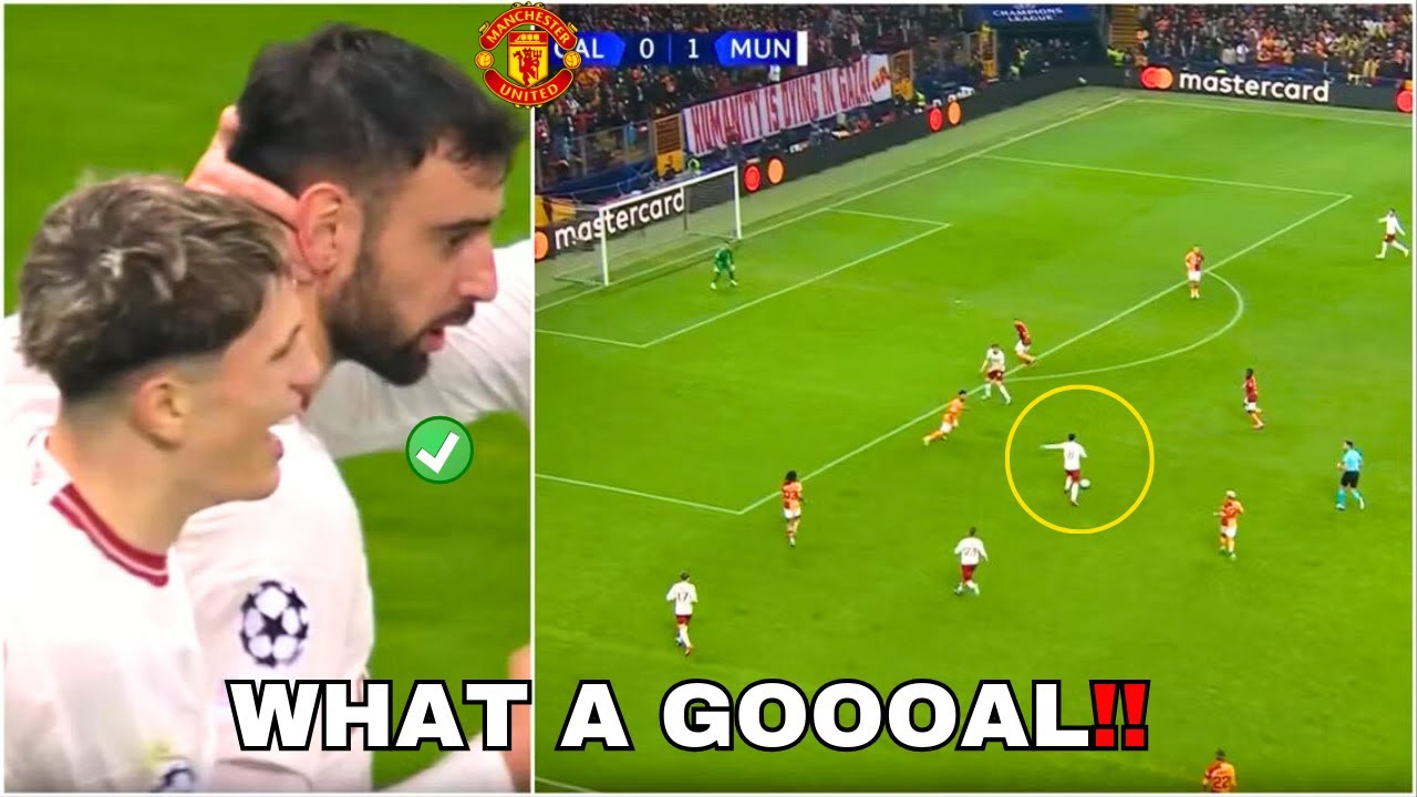 BREAKING Bruno Fernandes STUNNING goal in Man Utd vs Galatasaray (3-3 ...