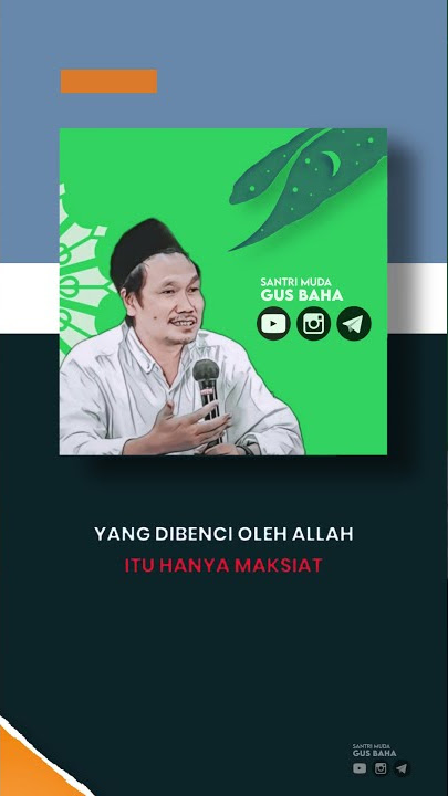 Allah Ingin Hambanya Hidup di Dunia dengan Bahagia - Story WA Gus Baha | Ngaji 1 Menit Gus Baha