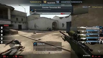 CS:GO / 5 easy AWP Kills at de_Dust2 + kill while flashed.