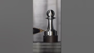 Fast making chess pieces on the CNC Lathe. #diy #latheproject #cnc #chess