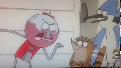 Rigby punches benson