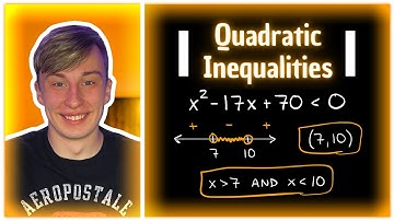 Solving Quadratic Inequalities || Algebra 2