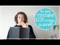 How to Fix Any Mistake in Your Bullet Journal or Planner - 2018