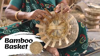 Bamboo Basket Making | Handmade Crafted Bamboo Basket | Traditional Way of Basket Weaving
