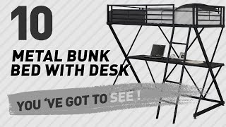 Metal Bunk Bed With Desk Collection // The Most Popular 2017 For more info about these great Bunk beds, just click the circle.: https