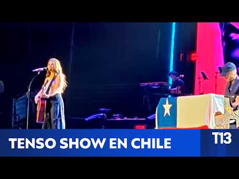 The tense farewell of Jesse & Joy in Chile