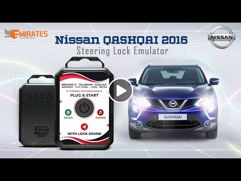 For New Nissan & Renault -QASHQAI 2016 Steering Lock Emulator with Lock Sound - Plug and Start.