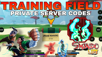 Training Field Private Server codes in shindo life |demon gate and heavenly spirit rework#shindolife