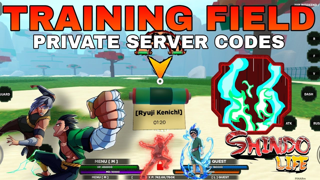 Shindo Life Training Fields codes (December 2023) — private servers