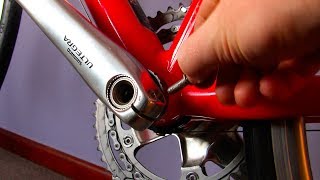 How to: Remove & replace Shimano HollowTech crankset