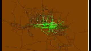 DynusT Simulation - Phoenix flooding scenario
