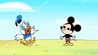 Donald Duck explodes