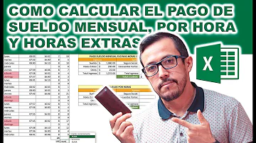 ¿Cómo calcular el sueldo mensual en Excel?