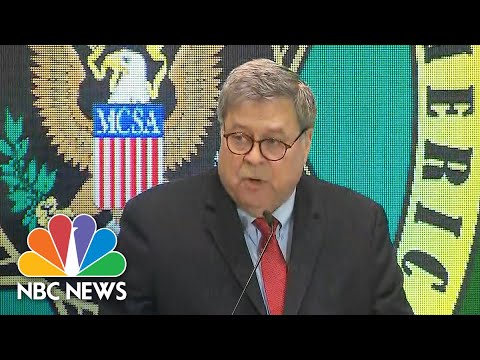 Barr Says 'Self-Styled Social Justice' DAs Are Endangering Communities | NBC News
