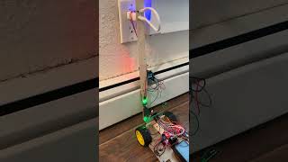 ESP32 smart dock detects charger connection and shows live battery voltage on OLED. #arduino #esp32