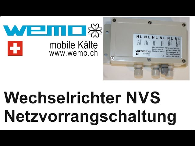 Netzvorrangschaltung Wechselrichter mit Vorrang NVS für Boot und