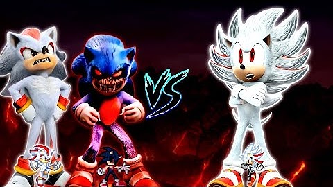 Sonic Exe V3 OP (all form) & Shadow V2 OP (all form) VS Shadic V2 OP (all form) in Mugen